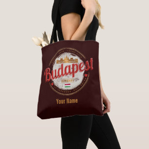 Tote Bag Budapest Design Hongrie Parlement Vintage