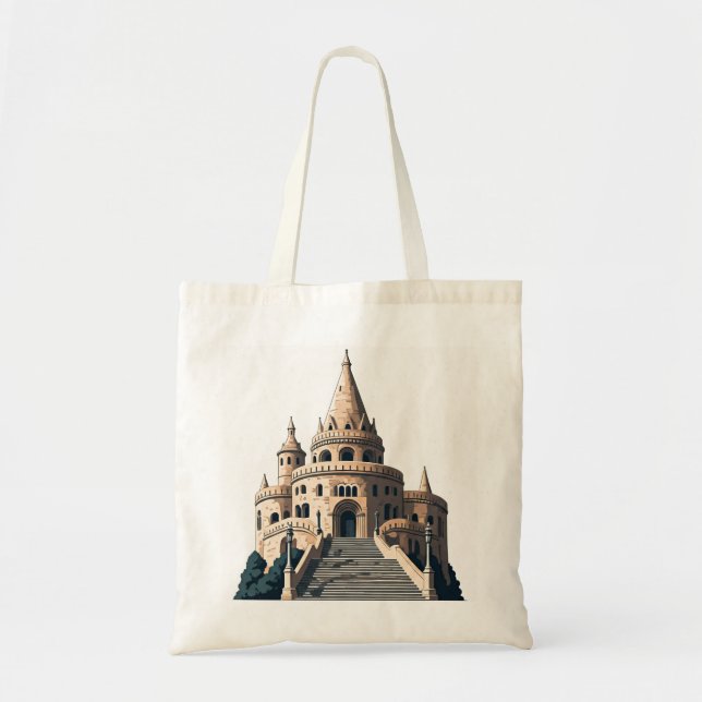 Tote Bag Budapest Hongrie Pêcheur du Bastion Voyage (Devant)