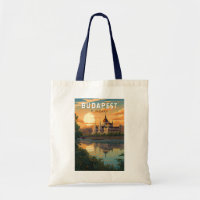 Budapest Hongrie Travel Art Vintage