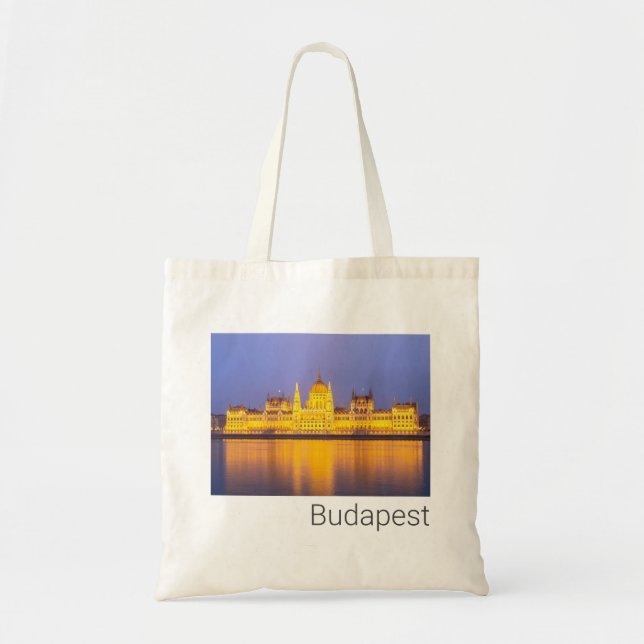 Tote Bag Budapest Parlement Panorama Hongrie (Devant)