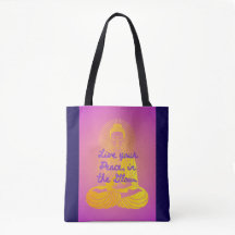 BuddhaToday V4 Sunrise Buddha Tote #1