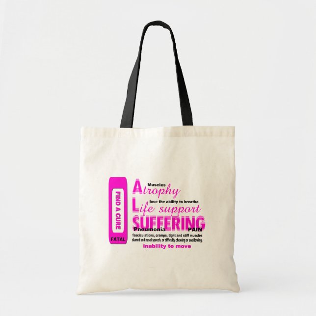 Tote Bag Budget ALS Fourre-tout (Devant)