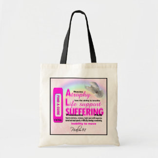 Tote Bag Budget de sensibilisation à la SLA Fourre-tout
