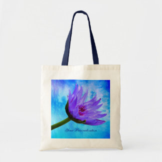 Tote Bag Budget fait sur commande Fourre-tout de nénuphar