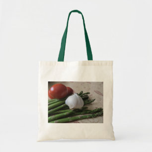 Tote Bag Budget Fourre-tout--Asperge, ail et tomates