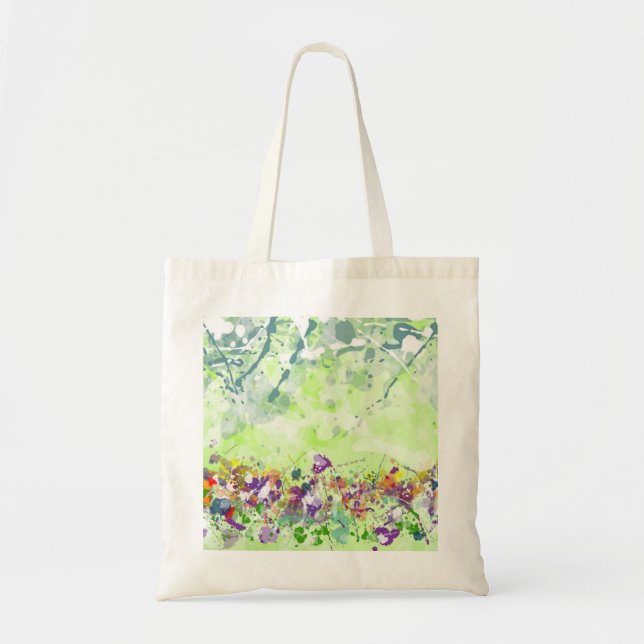 Tote Bag Budget Fourre-tout de fleur sauvage (Devant)