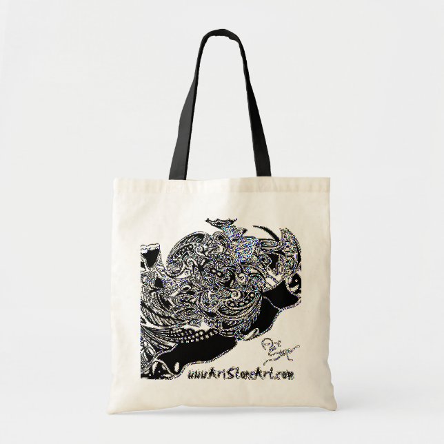 Tote Bag Budget Fourre-tout de toile d'araignée (Devant)