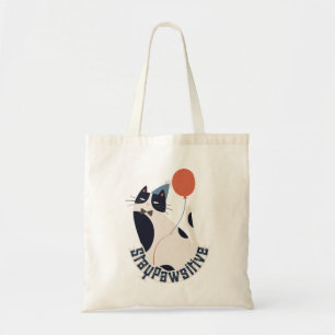 Tote Bag Budget pour la fête d'anniversaire du chat smoking
