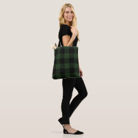 Buffalo Check Celtic Green and Black Carrés Plaid