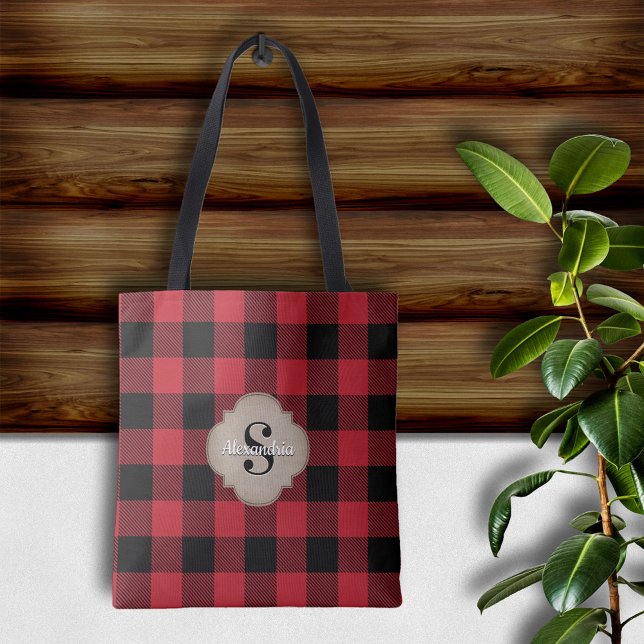 Tote Bag Buffalo Check Rustic Country Chic (Créateur téléchargé)