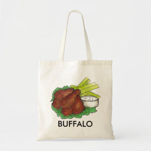 Tote Bag Buffalo NY New York BBQ Chicken Wings
