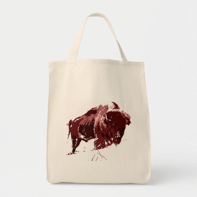 Tote Bag Buffle - Bison (Devant)