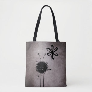Tote Bag Bug Fleur Malin - Vintage Créature Gothique