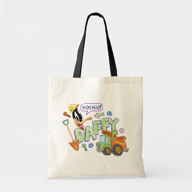 Tote Bag BUGS BUNNY BUILDERS™| DAFFY DUCK™ Dessin (Devant)