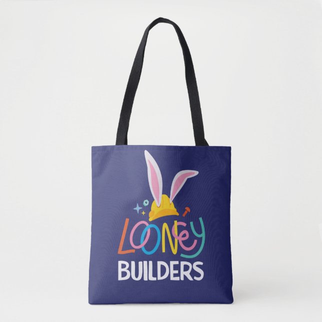 Tote Bag BUGS BUNNY BUILDERS™| Logo Casque Empilé (Devant)