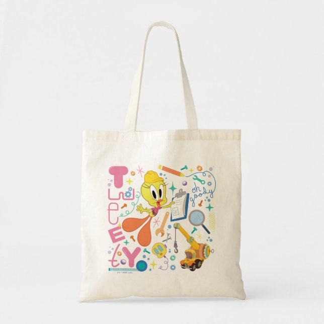 Tote Bag BUGS BUNNY BUILDERS™| Outils de travail de TWEETY™ (Devant)