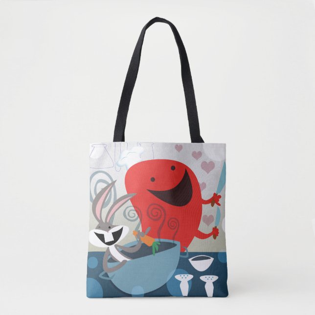 Tote Bag BUGS BUNNY™ & Gossamer Préparation de repas Whimsi (Devant)