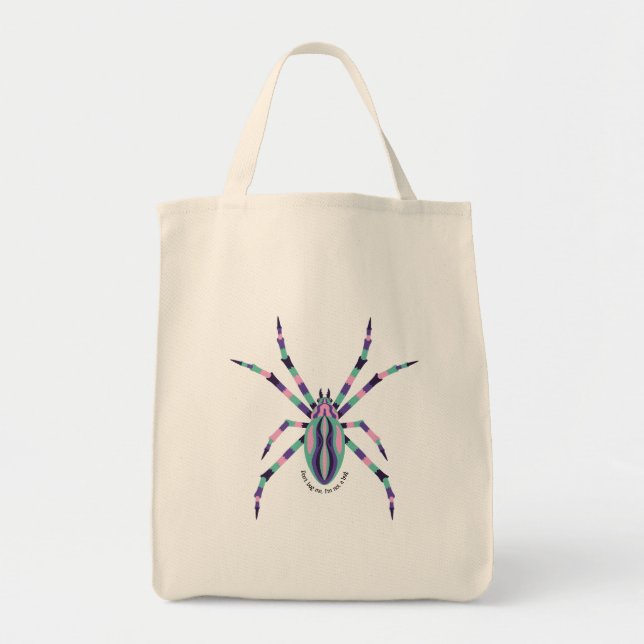 Tote Bag Bugs - Ne me bugs pas, je ne suis pas un bug, arai (Devant)