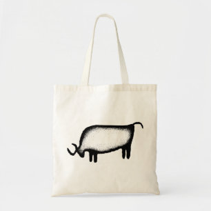 Tote Bag Bull - noir