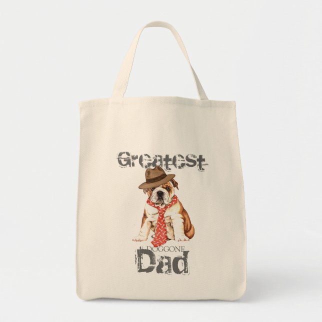 Tote Bag Bulldog Dad (Devant)