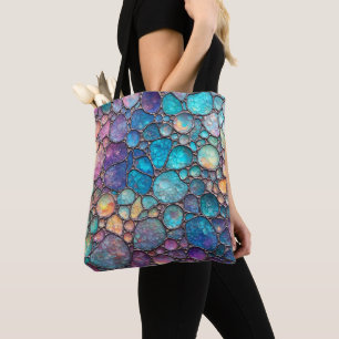 Tote Bag Bulles d'Abalone colorées