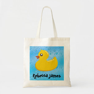 Tote Bag Bulles mignonnes/bleues en caoutchouc mignonnes