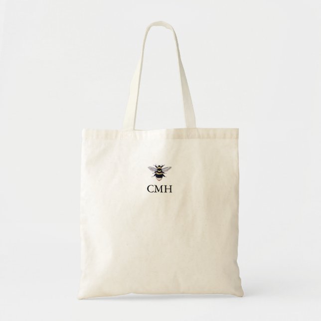Tote Bag Bumble Bee Classic Monogramme (Devant)