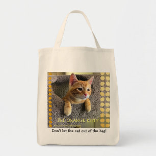 Tote Bag Bumblesnot Kitty orange fourre-tout : Ne laissez
