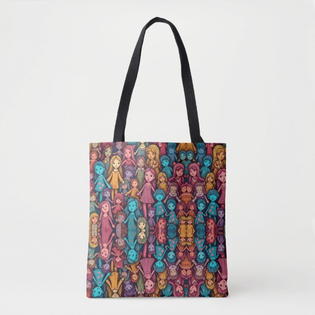 Tote Bag Bunch of Girls Tote (Devant)