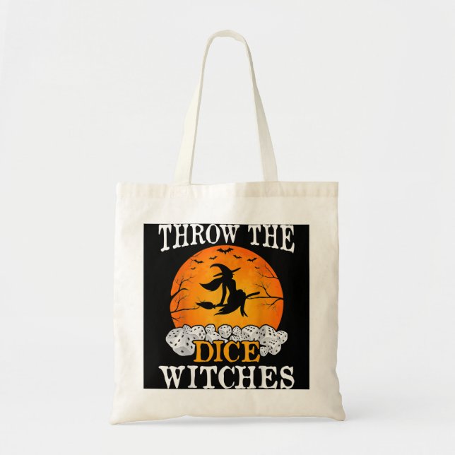 Tote Bag Bunco Jetez les sorcières de dés Bunco Jeu Lover H (Devant)