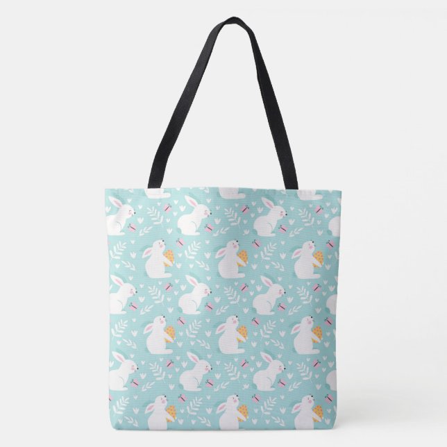 Tote Bag Bunnies de Pâques (Devant)