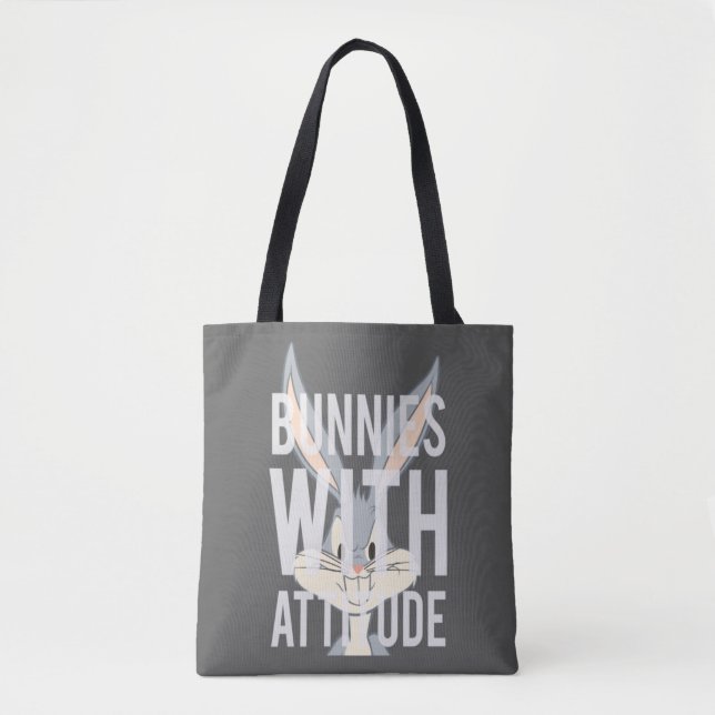 Tote Bag BUNNY™ Bunnies Avec Attitude (Devant)