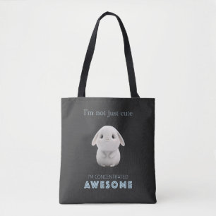 Tote Bag Bunny concentré Awesome mignon adorable drôle