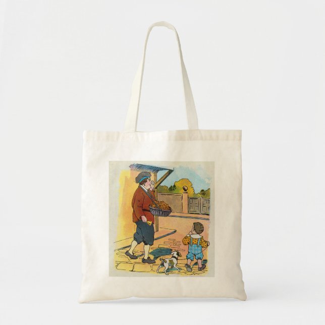 Tote Bag Buns Hot-cross, Mère Goose Nursery Rhyme Photo (Devant)