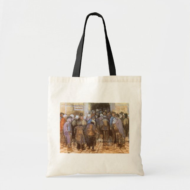 Tote Bag Bureau de la loterie d'État (Pauvre argent) (Devant)