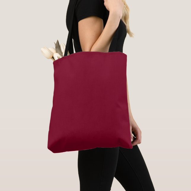 Tote Bag Burgundy (De près)