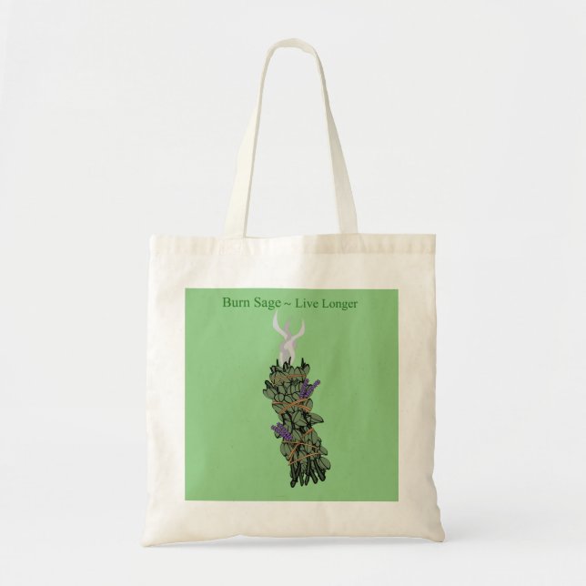 Tote Bag Burning Sage Thunder_Cove (Devant)