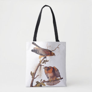 Tote Bag Buse à épaulettes roux Audubon Oiseau de proie