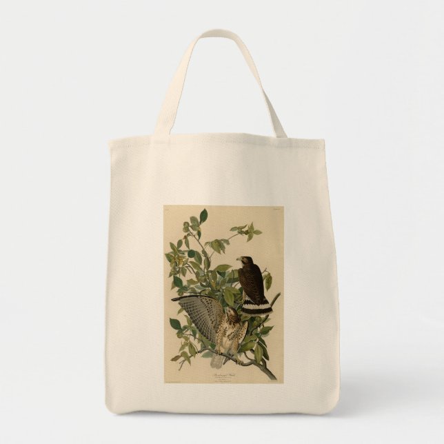 Tote Bag Buse à grande aile des oiseaux d'Amérique d'Audubo (Devant)