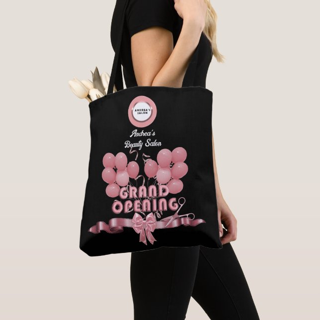 Tote Bag Business Ouverture Party Ajouter logo de marque Ro (De près)
