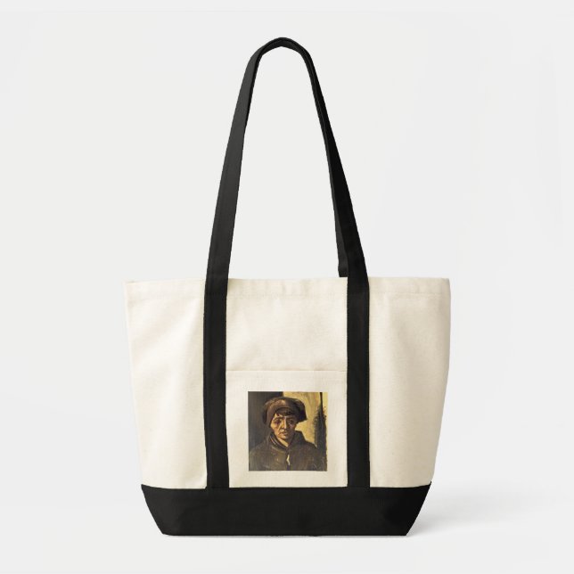 Tote Bag Buste de Vincent van Gogh | d'un paysan, 1884 (Devant)