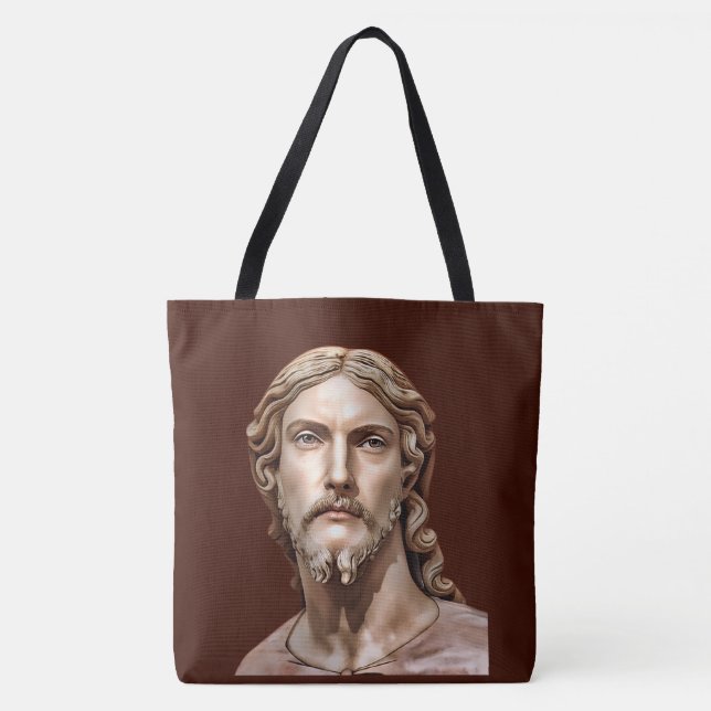 Tote Bag BUSTE DU CHRIST SAUVEUR par MICHELANGELO 2026  (Devant)