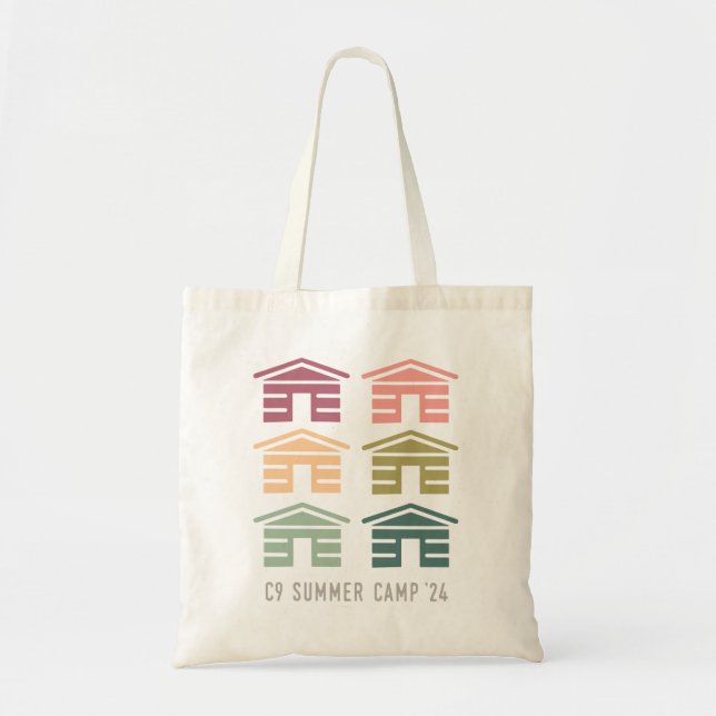 Tote Bag C9 Camp d'été 2024 Cabine petit Fourre-tout (Devant)