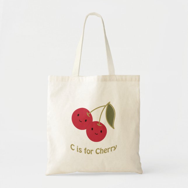 Tote Bag C est pour Cherry (Devant)
