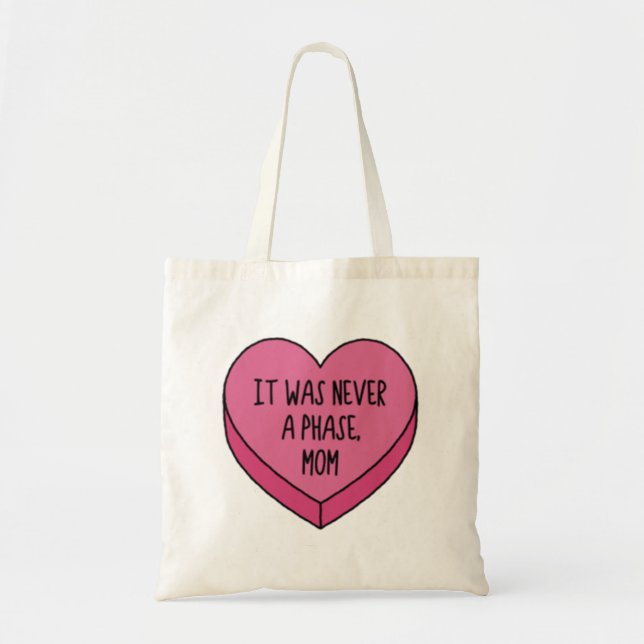 Tote Bag ça n'a jamais été une phase, maman emo conversatio (Devant)