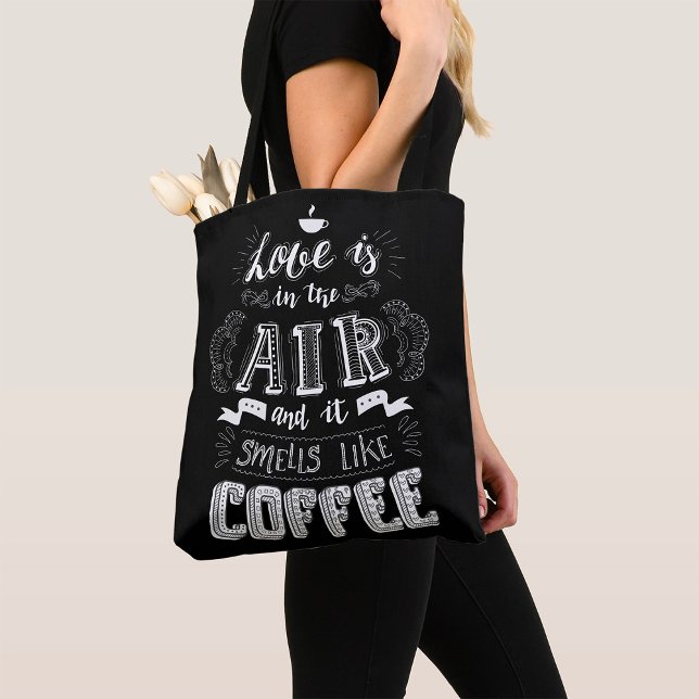 Tote Bag Ça sent le café (Créateur téléchargé)