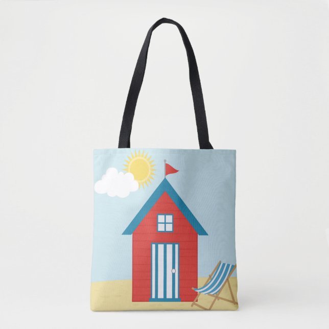 Tote Bag Cabane de Red Beach (Devant)