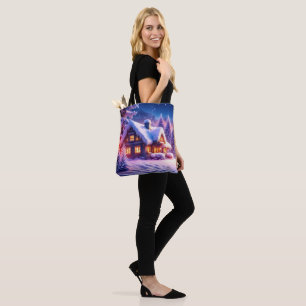 Tote Bag Cabine Confortable À Winter Wonderland