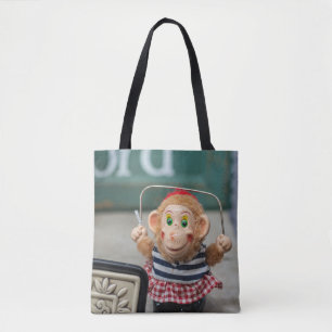 Tote Bag Câble de saut de singe de jouet Vintage Whimsical