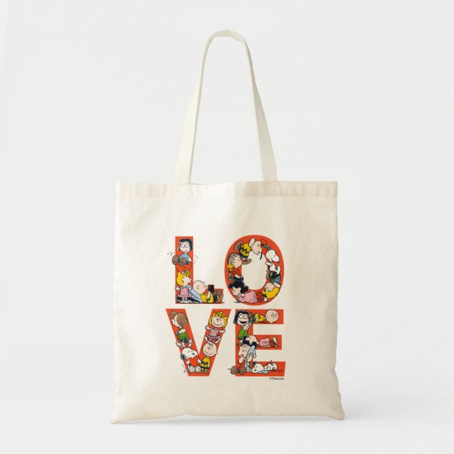 Tote Bag cacahuètes - AMOUR (Devant)